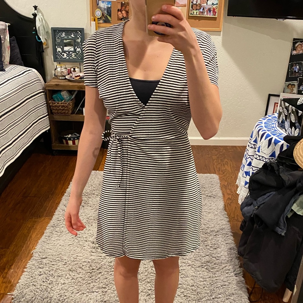 Wrap Fit and flair dress
